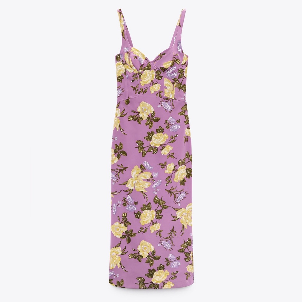 Printed Corset Style Dress